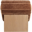 Meridian Furniture Marcella Cognac Polyester Chaise Lounge