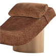 Meridian Furniture Marcella Cognac Polyester Chaise Lounge