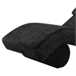 Meridian Furniture Marcella Black Polyester Chaise Lounge