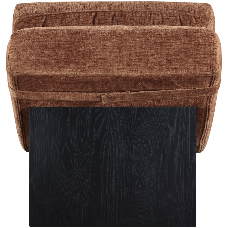 Meridian Furniture Marcella Cognac Polyester Chaise Lounge