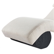Meridian Furniture Marcella Cream Polyester Chaise Lounge