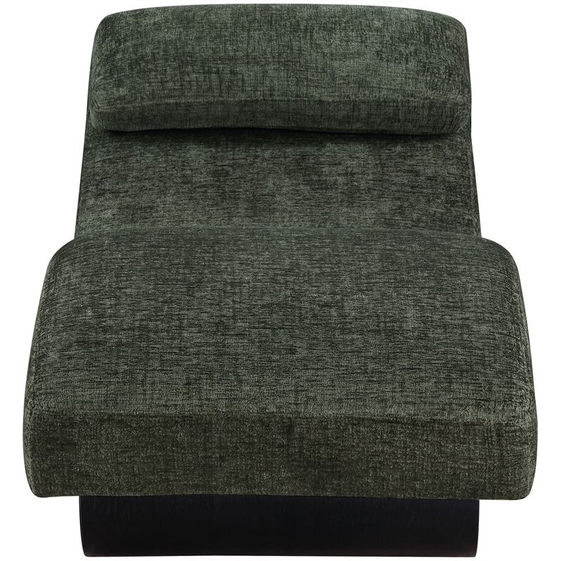 Meridian Furniture Marcella Green Polyester Chaise Lounge