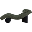 Meridian Furniture Marcella Green Polyester Chaise Lounge