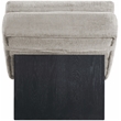 Meridian Furniture Marcella Grey Polyester Chaise Lounge