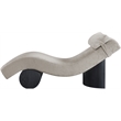 Meridian Furniture Marcella Grey Polyester Chaise Lounge