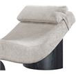 Meridian Furniture Marcella Grey Polyester Chaise Lounge