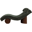 Meridian Furniture Marcella Green Polyester Chaise Lounge