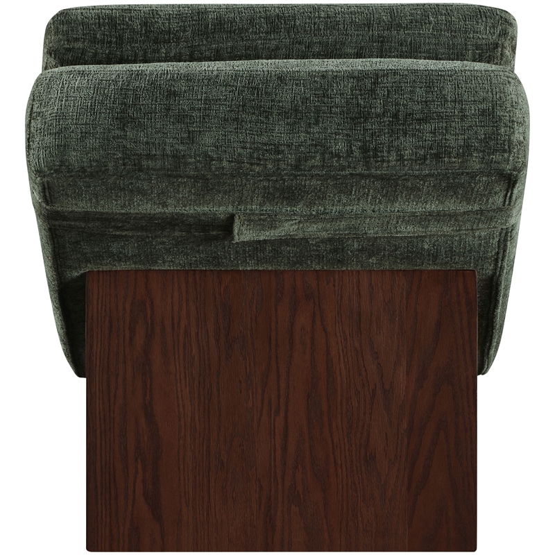Meridian Furniture Marcella Green Polyester Chaise Lounge