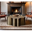 Meridian Furniture Eloise Brass Iron Coffee Table