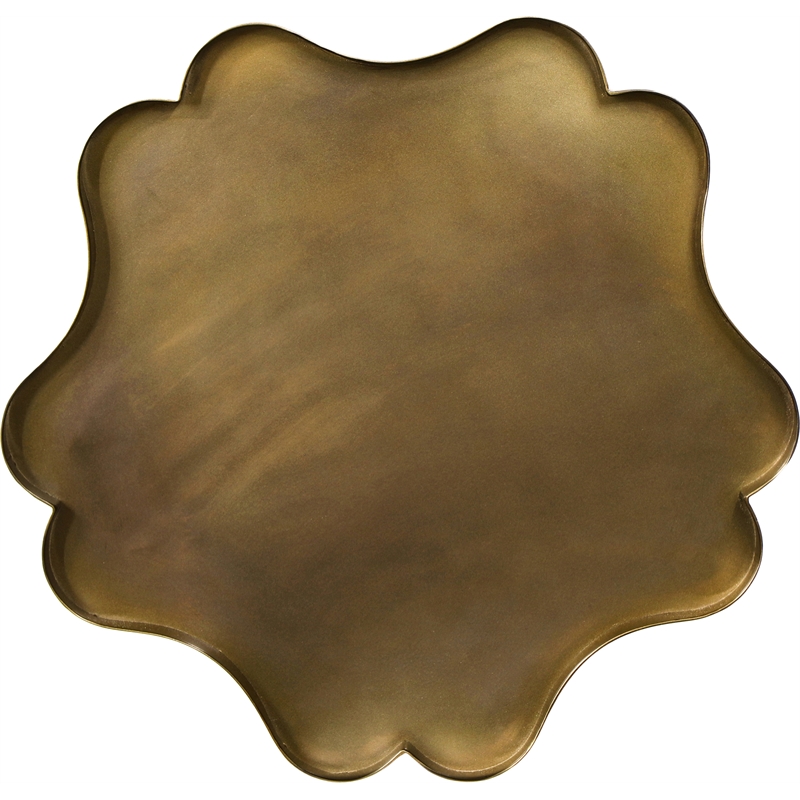 Meridian Furniture Eloise Brass Iron End Table