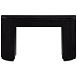 Meridian Furniture Astrid Black Rubberwood Oak Veneer Console Table