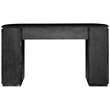 Meridian Furniture Astrid Black Rubberwood Oak Veneer Console Table