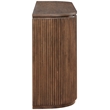 Meridian Furniture Astrid Brown Rubberwood Oak Veneer Console Table