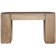 Meridian Furniture Astrid Brown Rubberwood Oak Veneer Console Table