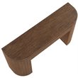 Meridian Furniture Astrid Brown Rubberwood Oak Veneer Console Table