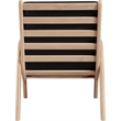Meridian Furniture Randal Black Vegan Leather Accent Chair