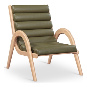 Meridian Furniture Randal Olive Vegan Leather Accent Chair