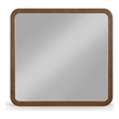 Meridian Furniture Giada Brown Oak And Ash Burl Veneer Mirror