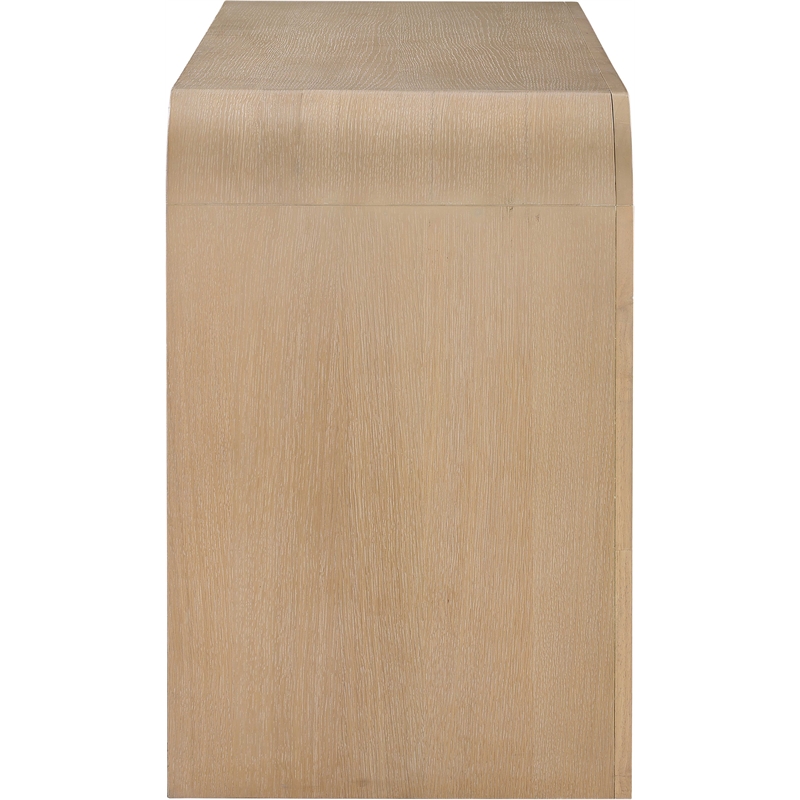 Meridian Furniture Giada Natural Oak And Ash Burl Veneer Dresser