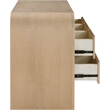 Meridian Furniture Giada Natural Oak And Ash Burl Veneer Dresser