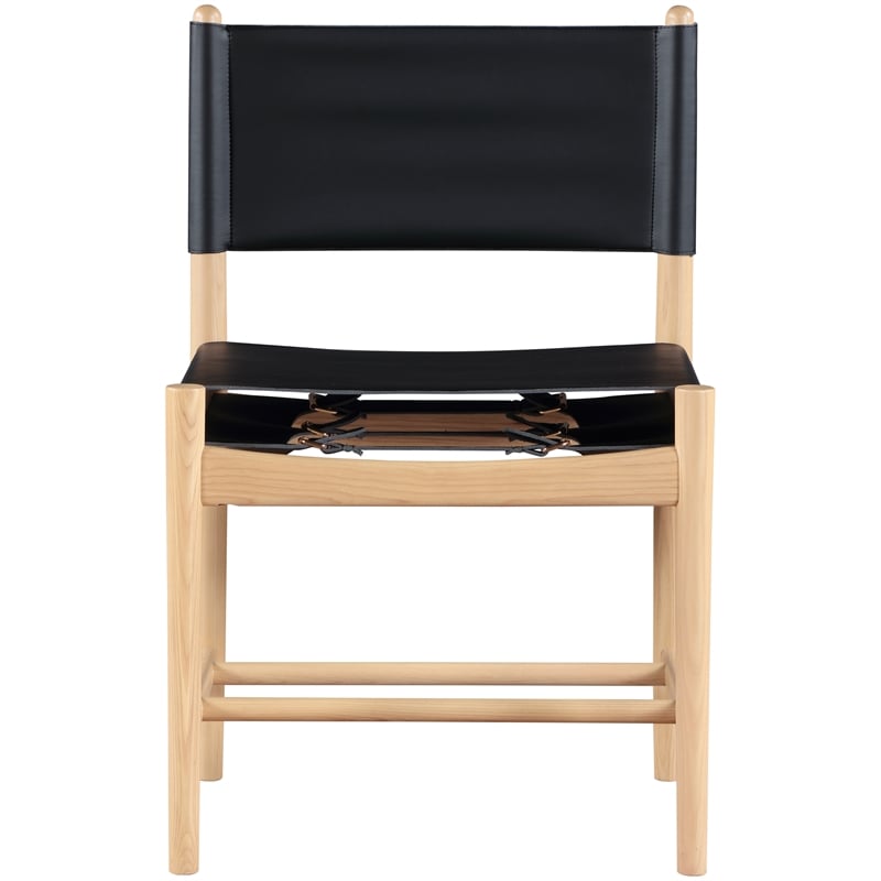 Meridian Furniture Rawlins Black Vegan Leather Dining Chair (Set of 2)