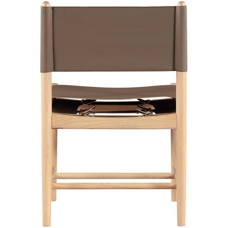 Meridian Furniture Rawlins Brown Vegan Leather Dining Chair (Set of 2)