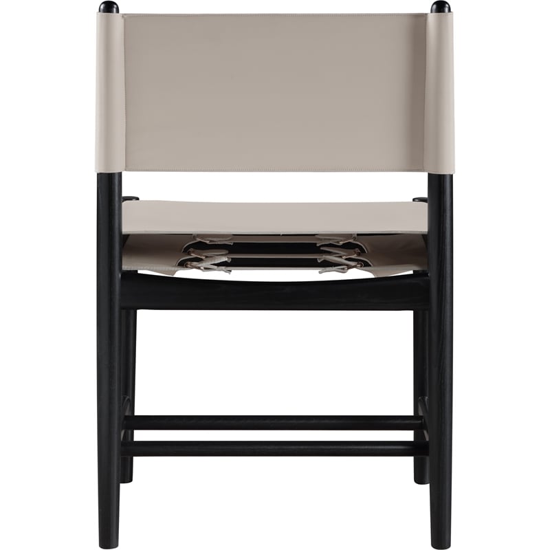 Meridian Furniture Rawlins Taupe Vegan Leather Dining Chair (Set of 2)