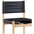 Meridian Furniture Rawlins Black Vegan Leather Upholstered Counter Stool