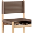 Meridian Furniture Rawlins Brown Vegan Leather Upholstered Counter Stool