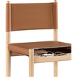 Meridian Furniture Rawlins Cognac Vegan Leather Upholstered Counter Stool