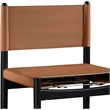 Meridian Furniture Rawlins Cognac Vegan Leather Upholstered Counter Stool