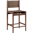 Meridian Furniture Rawlins Brown Vegan Leather Upholstered Counter Stool