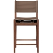 Meridian Furniture Rawlins Brown Vegan Leather Upholstered Counter Stool