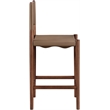 Meridian Furniture Rawlins Brown Vegan Leather Upholstered Counter Stool