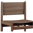Meridian Furniture Rawlins Brown Vegan Leather Upholstered Counter Stool