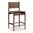 Meridian Furniture Rawlins Brown Vegan Leather Upholstered Counter Stool