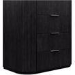 Meridian Furniture Astrid Black Solid Wood And Oak Veneer Chest