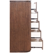Meridian Furniture Astrid Brown Solid Wood And Oak Veneer Chest
