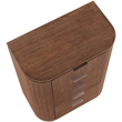 Meridian Furniture Astrid Brown Solid Wood And Oak Veneer Chest