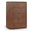 Meridian Furniture Astrid Brown Solid Wood And Oak Veneer Chest