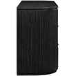 Meridian Furniture Astrid Black Solid Wood And Oak Veneer Dresser