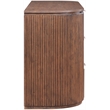 Meridian Furniture Astrid Brown Solid Wood And Oak Veneer Dresser