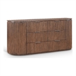 Meridian Furniture Astrid Brown Solid Wood And Oak Veneer Dresser