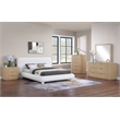 Meridian Furniture Astrid Natural Solid Wood And Oak Veneer Chest