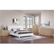 Meridian Furniture Astrid Natural Solid Wood And Oak Veneer Dresser