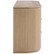 Meridian Furniture Astrid Natural Solid Wood And Oak Veneer Dresser