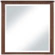Meridian Furniture Astrid Brown Solid Wood And Oak Veneer Mirror