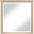 Meridian Furniture Astrid Natural Solid Wood And Oak Veneer Mirror
