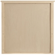 Meridian Furniture Astrid Natural Solid Wood And Oak Veneer Mirror