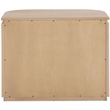 Meridian Furniture Astrid Natural Solid Wood And Oak Veneer Nightstand